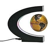 Amazon Senders Floating Globe With Led Lights C Shape Magnetic