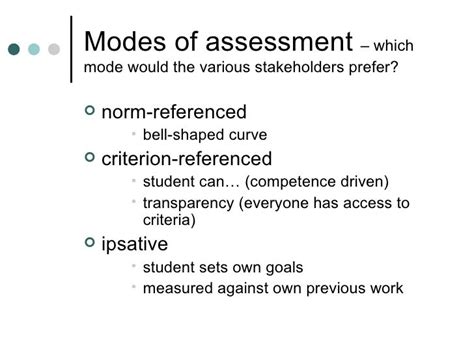 Assessment In Higher Education
