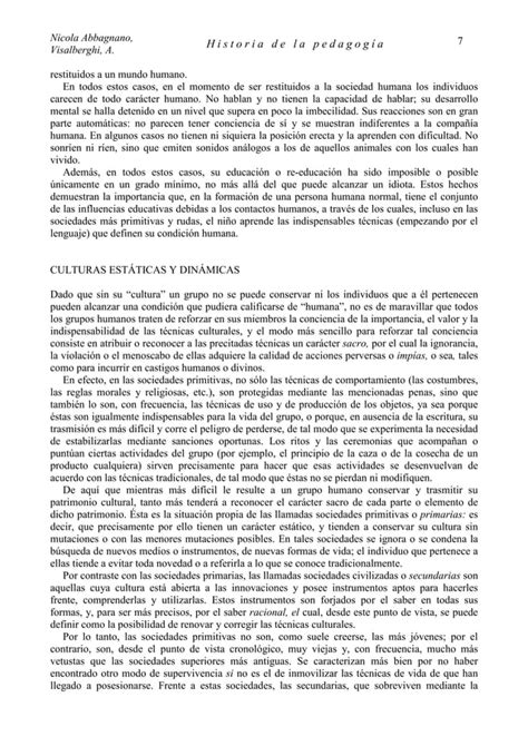 Historia De La Pedagogia Pdf