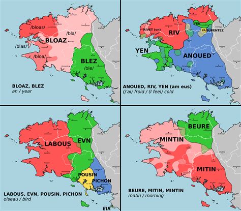 Etymological maps