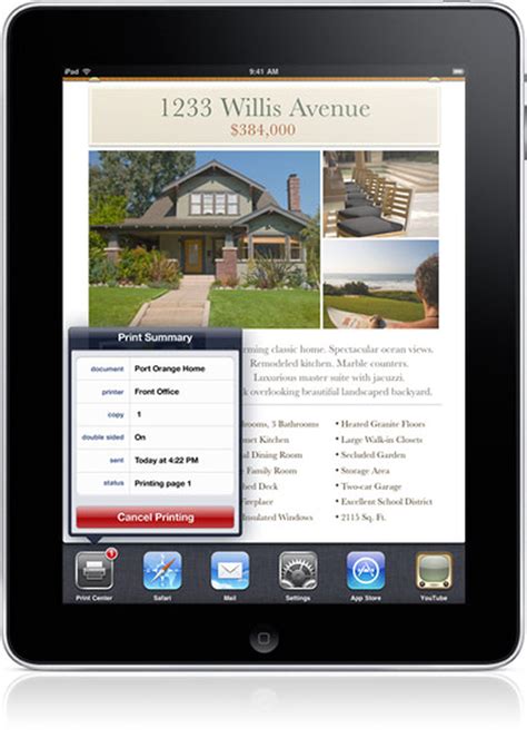 Apple Announces 'AirPrint' Wireless Printing for iOS Devices Coming in