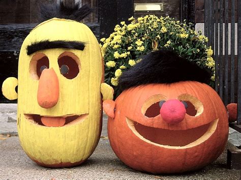 Bert And Ernie Pumkings Myconfinedspace