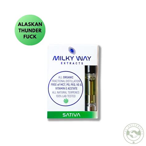 Alaskan Thunder Fuck 1 Gram THC Vape Cartridge Milky Way Weed Delivery Victoria