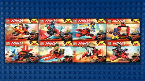 LEGO Ninjago Epic Battle Sets Minifigures Knock Off PRCK 61078 YouTube