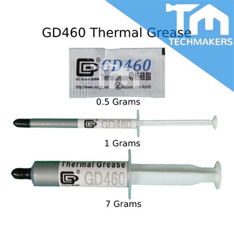 GD460 GD220 0.5G 1G 7G Heatsink Cooling Compound Thermal Conductive ...