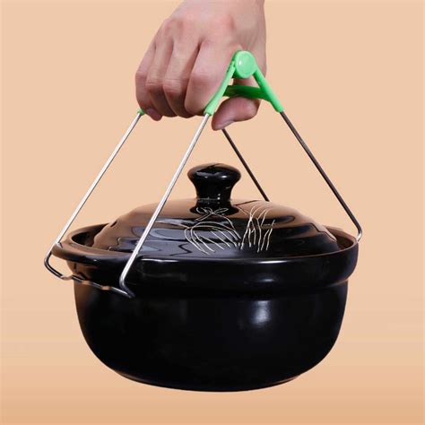 Hot Plate Gripper Bowl Clip Hot Dish Plate Lifter Pan Dish Gripper Clamp Kitchen Folding Hot