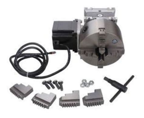 Cuarto Eje Router Cnc 4 Eje Rotatorio Grabado Cilindrico 589000