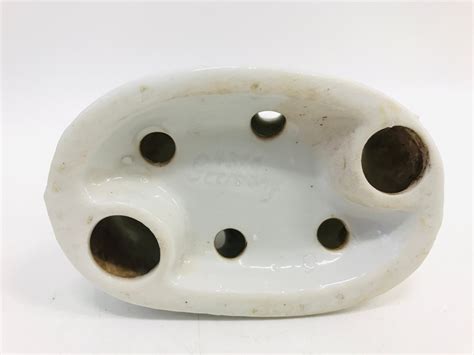 Art Deco Flower Frog Nude Woman Antique German White Etsy