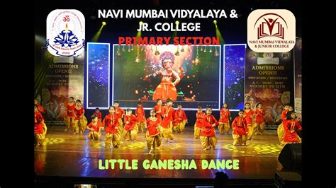 primary students shree ganesha dance kalarang  navi mumbai
