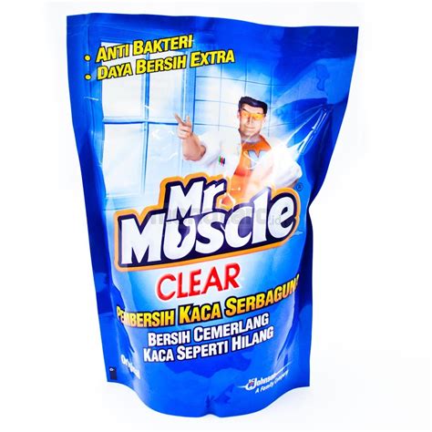 Jual Mr Muscle Glass Cleaner Clear Refill Original Ml Pouch