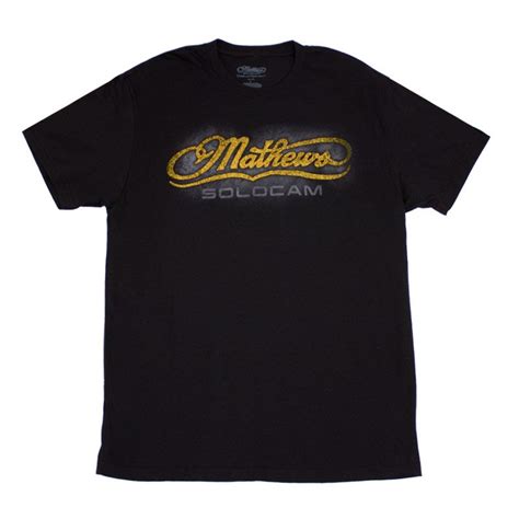 Mathews Bow T Shirt 18 Logo Wear Mens Tops Mathews Bows