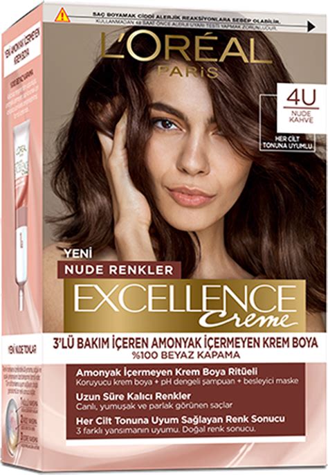 L Oreal Paris Excellence Creme Nude Renkler Saç Boya Serisi