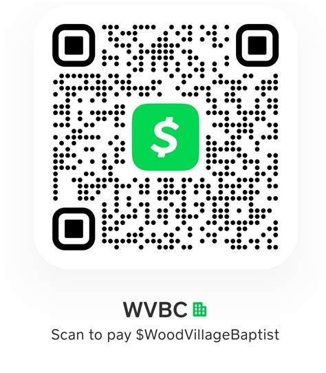 Cashapp Qr Code Wood Village Baptist Church