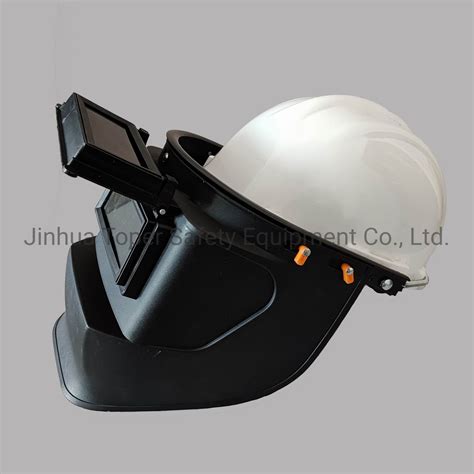 Flip-up Front Type Welding Helmet Mounted to Safety Helmet (WM403
