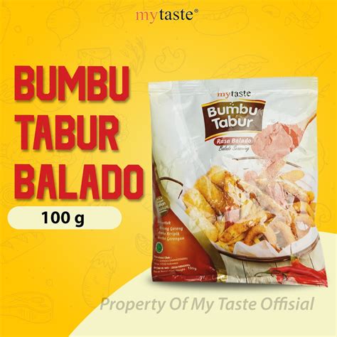 Jual My Taste Bumbu Tabur Balado 100gr Bumbu Seasoning Tabur Rasa