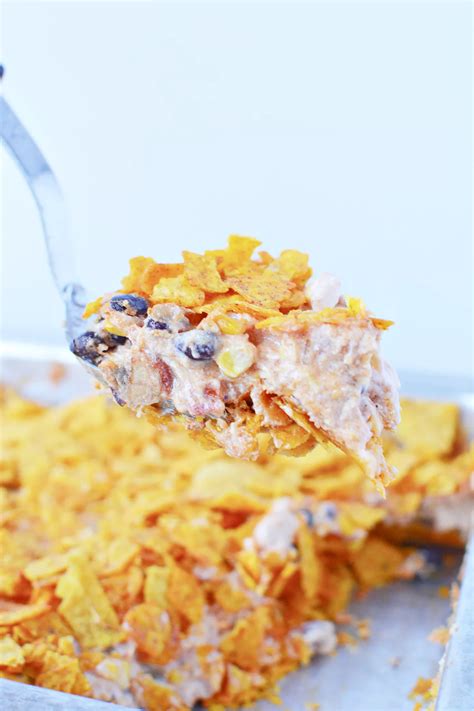 Mexican Chicken Casserole with Doritos - The Rebel Chick