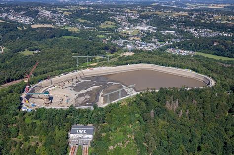 Luftbild Herdecke Sanierungsarbeiten Am Pumpspeicherkraftwerk