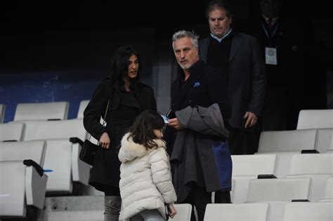 Photo David Ginola Et Sa Jeune Compagne Maeva Denat Au Match De