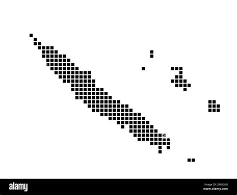 New Caledonia Map Map Of New Caledonia In Dotted Style Borders Of The