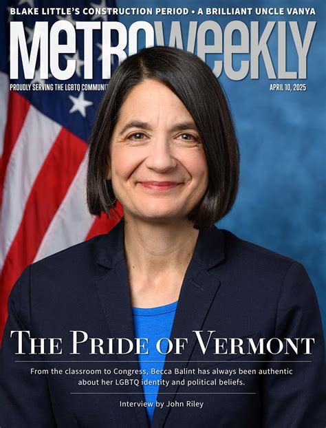 04-10-25 Rep. Becca Balint _ John Grant (V31-46) cover web - Metro Weekly