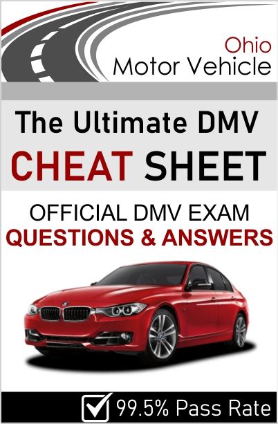Ohio Dmv Car Masterclass And Cheat Sheet Ace Your Dmv Test