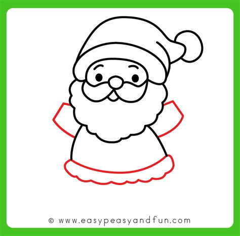 Santa Claus Drawing For Kids