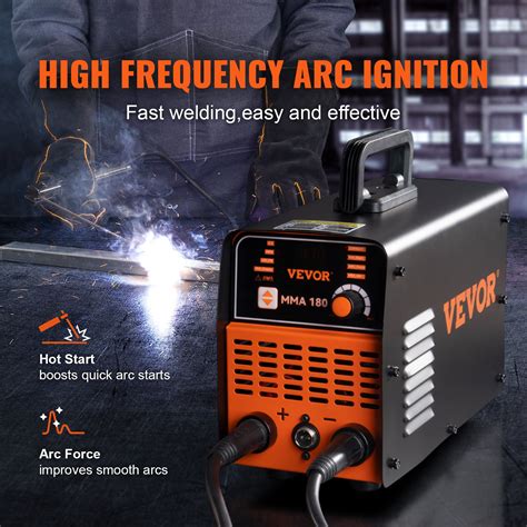 Vevor Stick Welder 180amp Stick And Plastic Arc Welder Machine 110220v