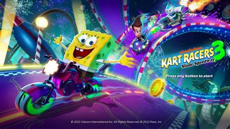 Nickelodeon Kart Racers 3 Slime Speedway Review Hyperactive Kart