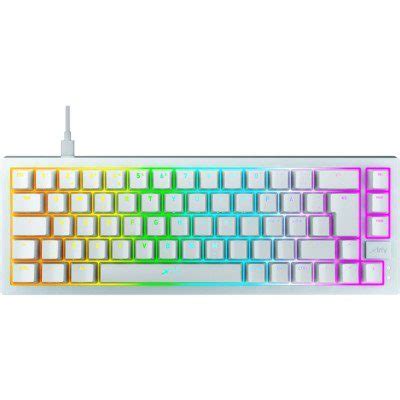 Xtrfy K Blanco Compact RGB Gaming Hot Swappable Kailh Red Switch Mecânico ES Center