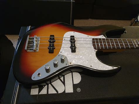 Esp Jazz Bass Artist Owned By Kiss Member Bruce Kulick During Cos Reco