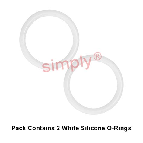 Mm Section Mm Bore White Silicone Rubber O Rings Simply Bearings Ltd