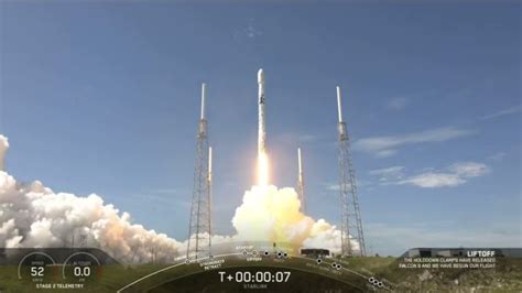 Spacex Doubleheader Watch Falcon Rockets Lift Off From Florida