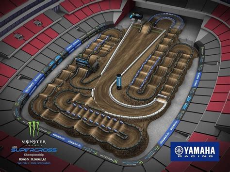 Watch Yamaha Animated Track Map Glendale Sx Motocross Performance