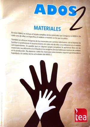 Módulo 4 ADOS 2 Escala de Observación para el Diagnóstico del AUTISM0 2