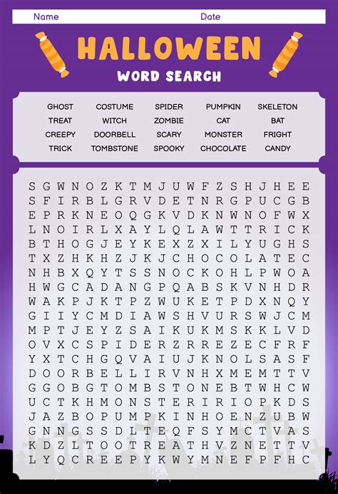free printable halloween word search puzzles 7