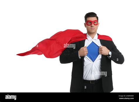 Superhero Man Taking Suit Off Cut Out Stock Images And Pictures Alamy
