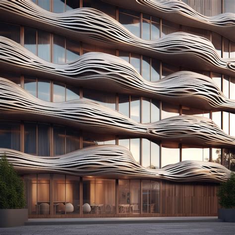 premium ai image  building   curved facade    curved