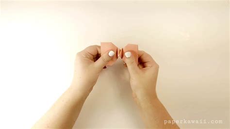 Easy Origami Bow Photo Tutorial - Step By Step Instructions - Paper Kawaii