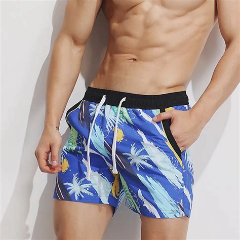 Wd130 Summer Beach Vacation Men Swim Trunk Boxers Shorts Men Swimwear