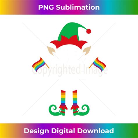 Funny The Gay Elf Rainbow Flags Lgbtq Pride Christmas Pjs Lo Inspire Uplift