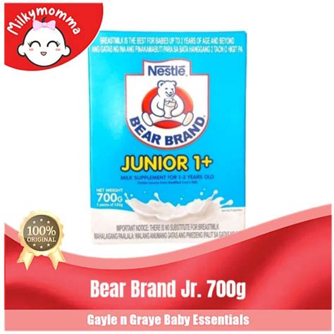 Bear Brand Jr 700g 1 3yrs Old Shopee Philippines