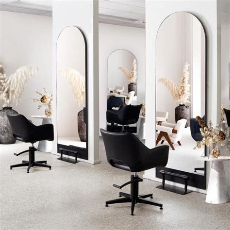 Verona Arch Salon Mirror Black | Comfortel Salon Furniture USA + Canada