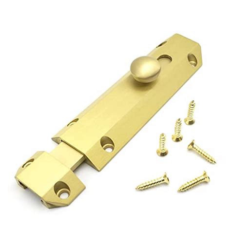 Door Locks Brass Lock Surface Mount Sliding Door Locks Door Latches For Bedroombathroom