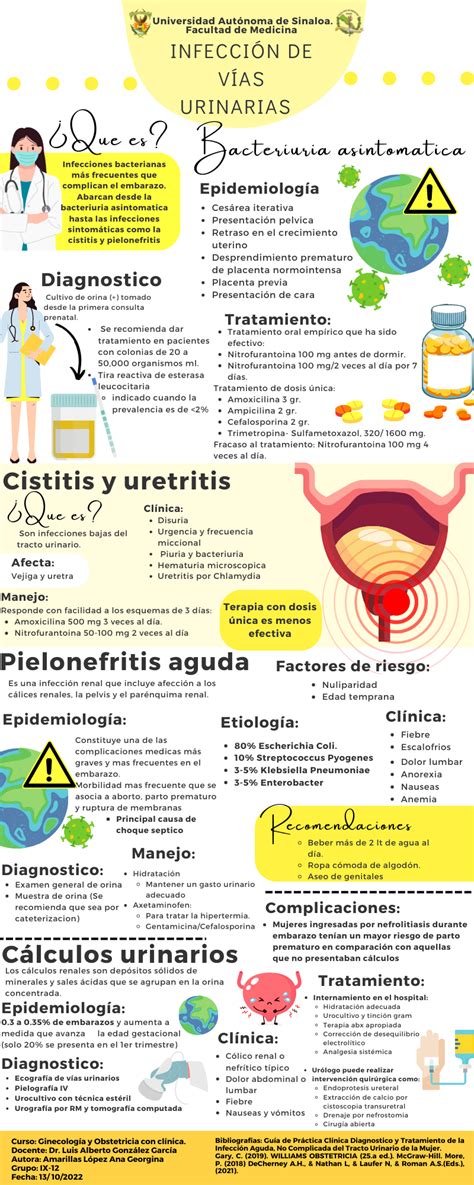 Infecciones De Vías Urinarias En Embarazadas Trabajo Individual 14 De