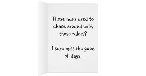 Funny Nun Cards Nuns Carried Rulers Zazzle