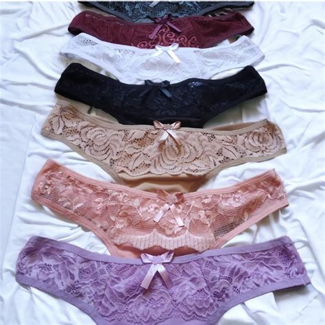 Kit Calcinhas Microfibra E Renda Tanga Fio Lingerie Shopee Brasil