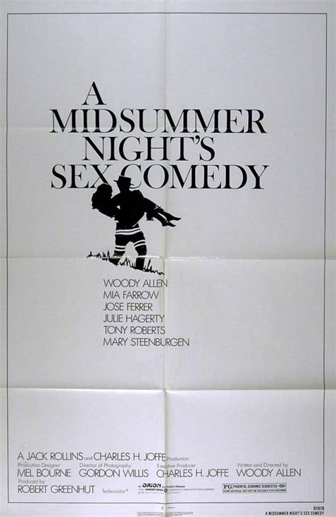 A Midsummer Night S Sex Comedy Rare Film Posters