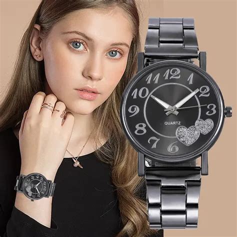 Ladies Stainless Steel Wrist Watch Temu