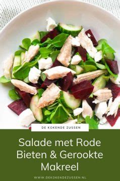 Rode Bieten Salade Met Gerookte Makreel Recept De Kokende Zussen