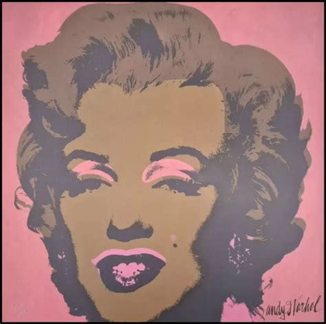 ANDY WARHOL Marilyn Monroe Lithograph Limited Xx 2400 CMOA